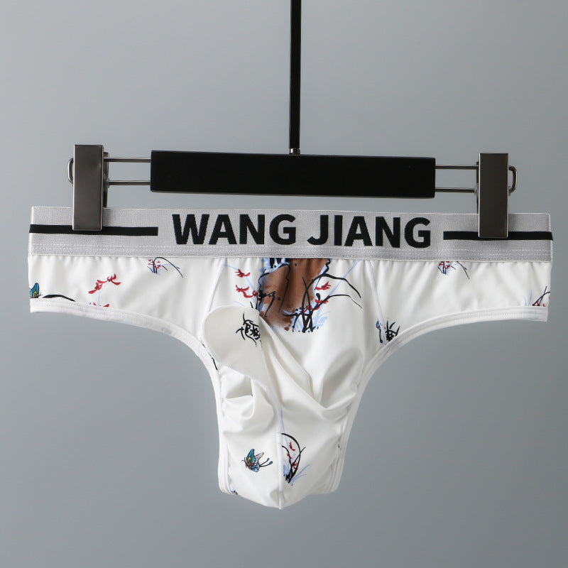 Summer Men's Chinese Ink Style Ice Silk Underwear