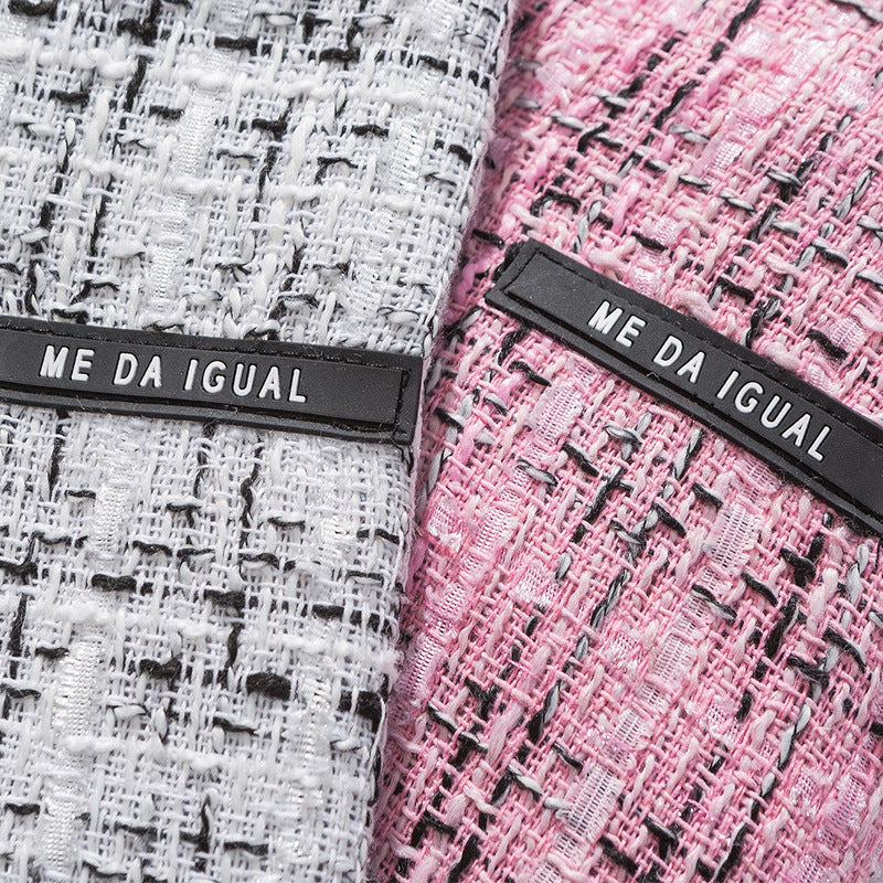 Men's Casual Braided Plaid Lapel Jacket