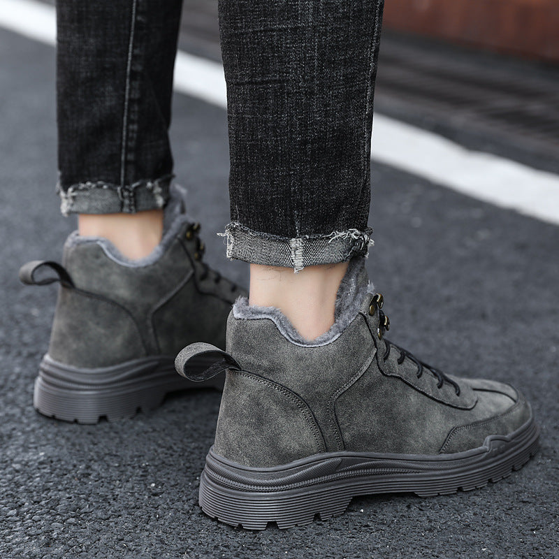 Winter Fleece Warm Outdoor Martin Boots