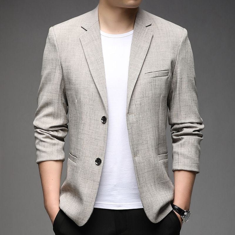Young And Middle-aged Men's Business Casual Thin Type One Piece Suit Jacket