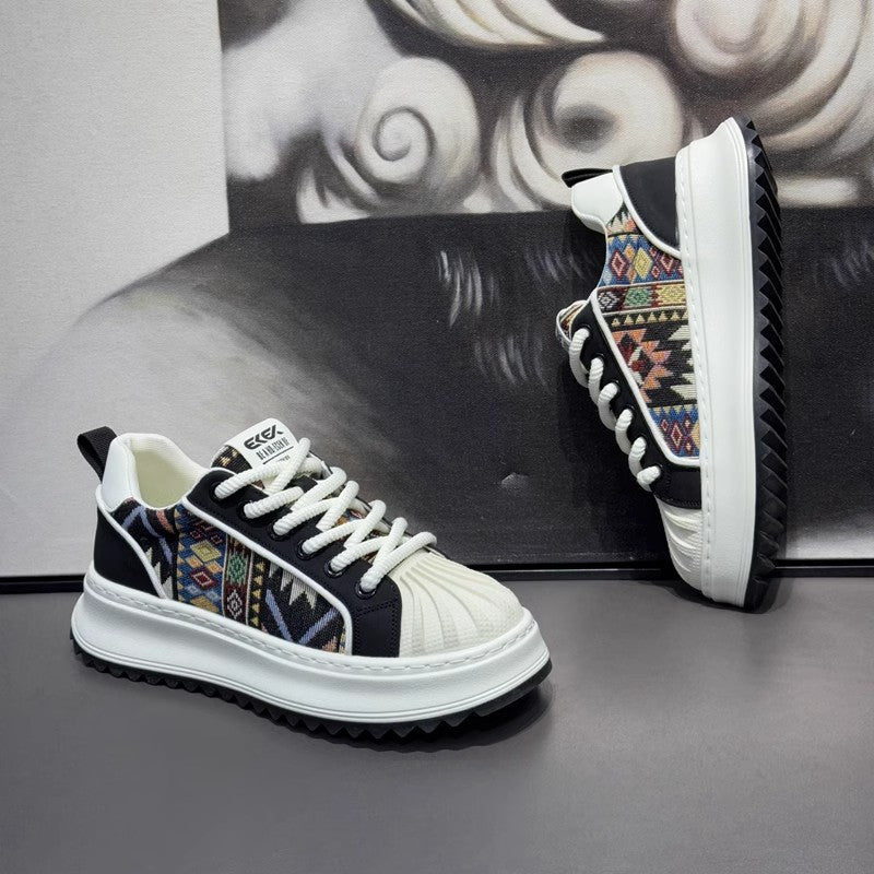 Men's Fashion Printing Soft Bottom Casual Shoes