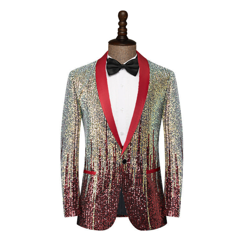 Stage Performance Host Catwalk Suit