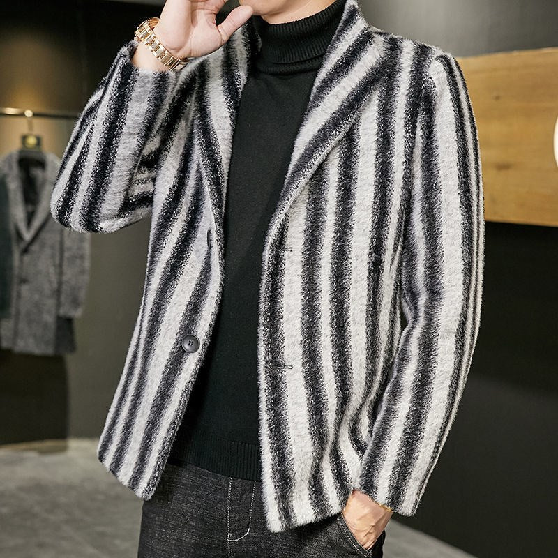 Men's New Stand-up Collar Windbreaker jacket