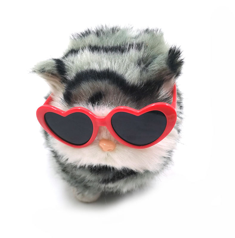Dog Cat Pet Heart-shaped Sunglasses