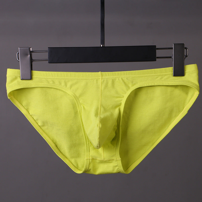 Men's Triangle Cotton Underwear Low Waist Sexy U Pouch