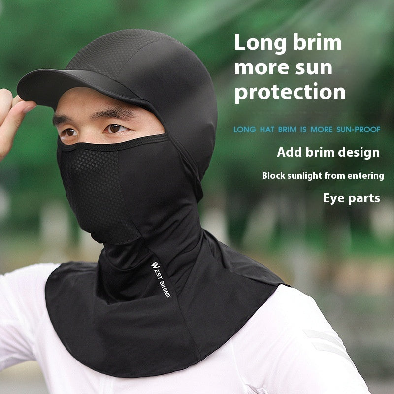 West Rider Summer Cycling Mask Strip Brim Headgear