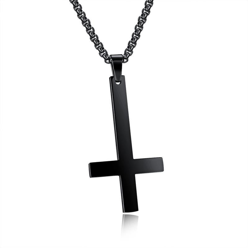 Inverted Cross Necklace
