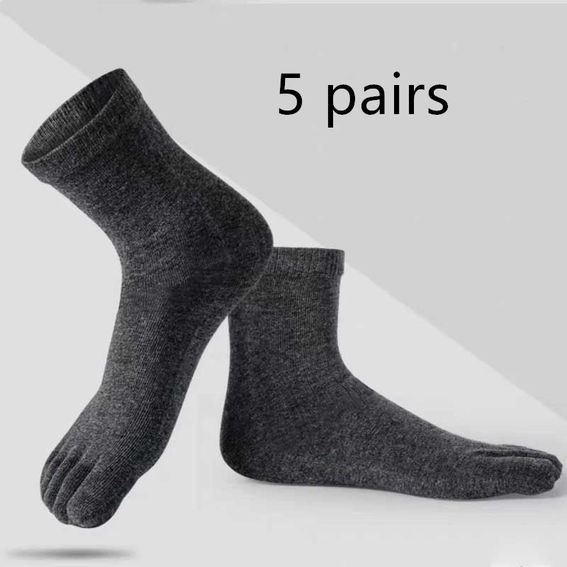 Men's deodorant split toe socks sports cotton