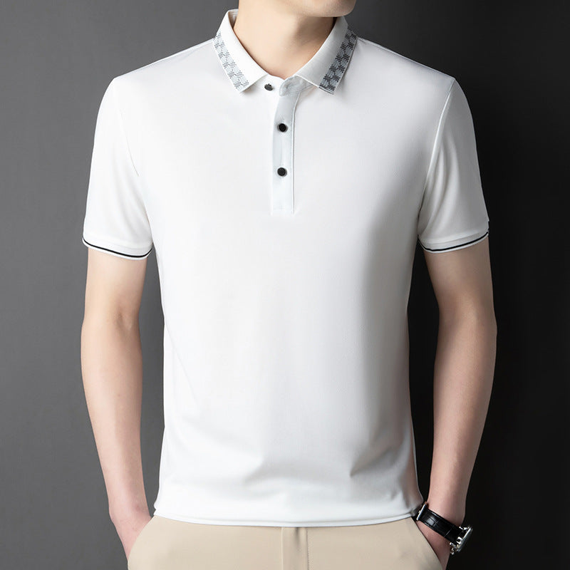 Men's Short-sleeved T-shirt Clothing For Middle-aged Dad Loose Casual