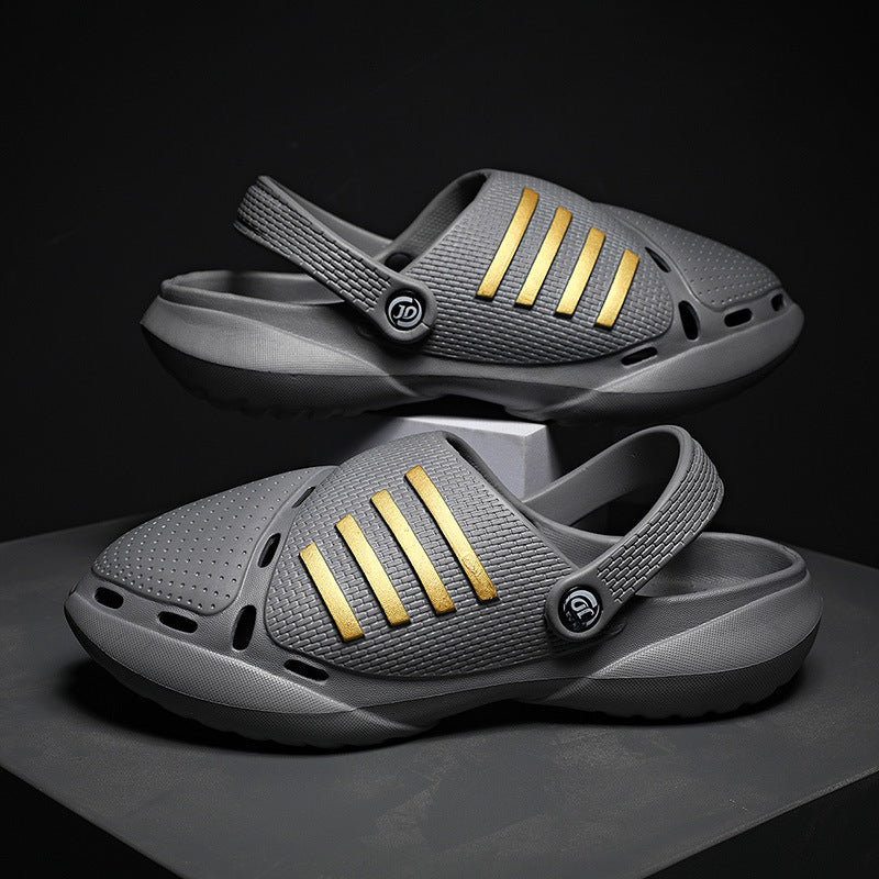Men's Thick-soled Non-slip Beach Shoes For Summer