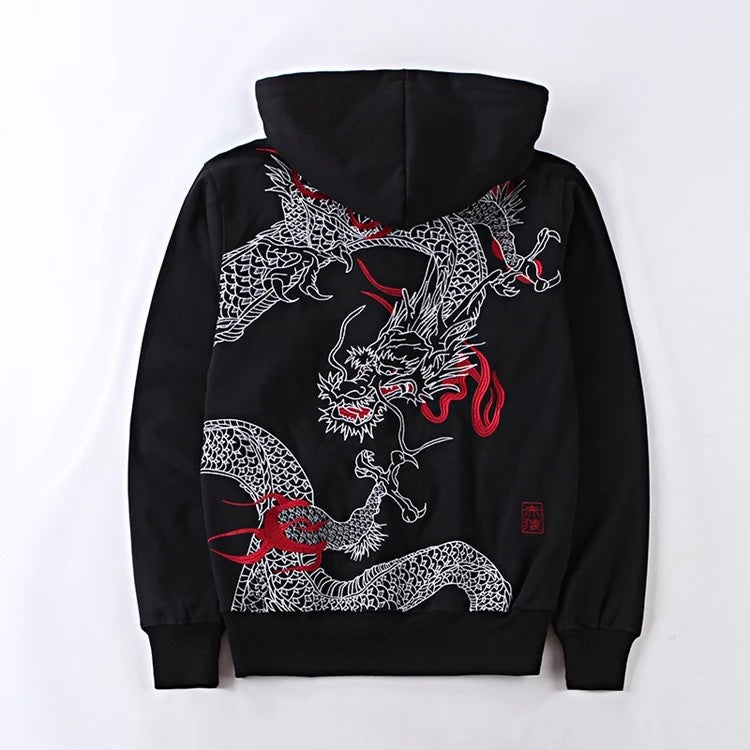 Embroidered Sweatshirt Chinese Embroidered Cotton Jacket Tattoos