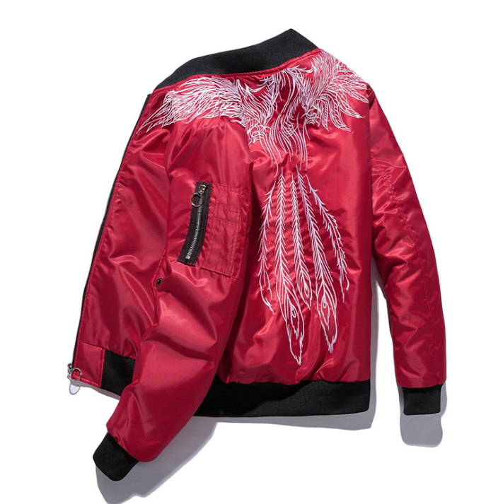 high street embroidery youth thick baseball uniform jacket
