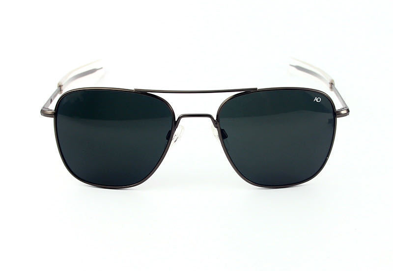 Men's HD tempered glass frame sunglasses
