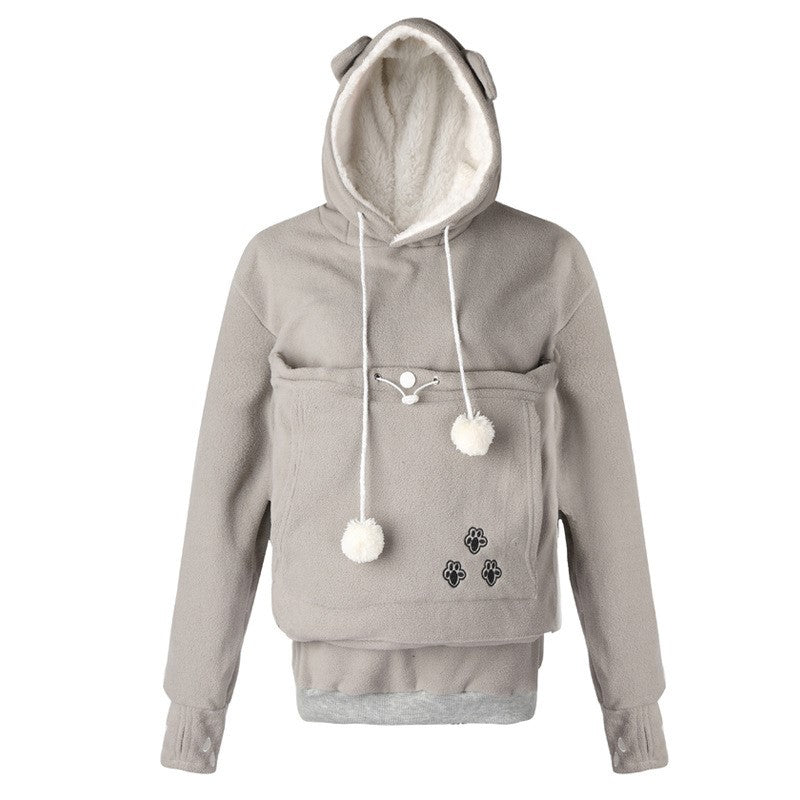 Autumn and winter cat and dog bag hoodie