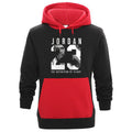Contrast pullover hoodie
