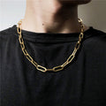 Titanium Steel Men Hip Hop Cold Wind Necklace