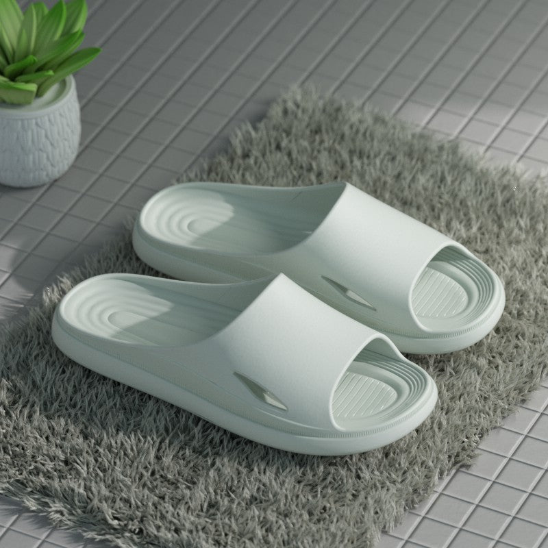 Home Sandals And Slippers For Men'S Home Indoor Non-Slip Summer Couple Thick Bottom