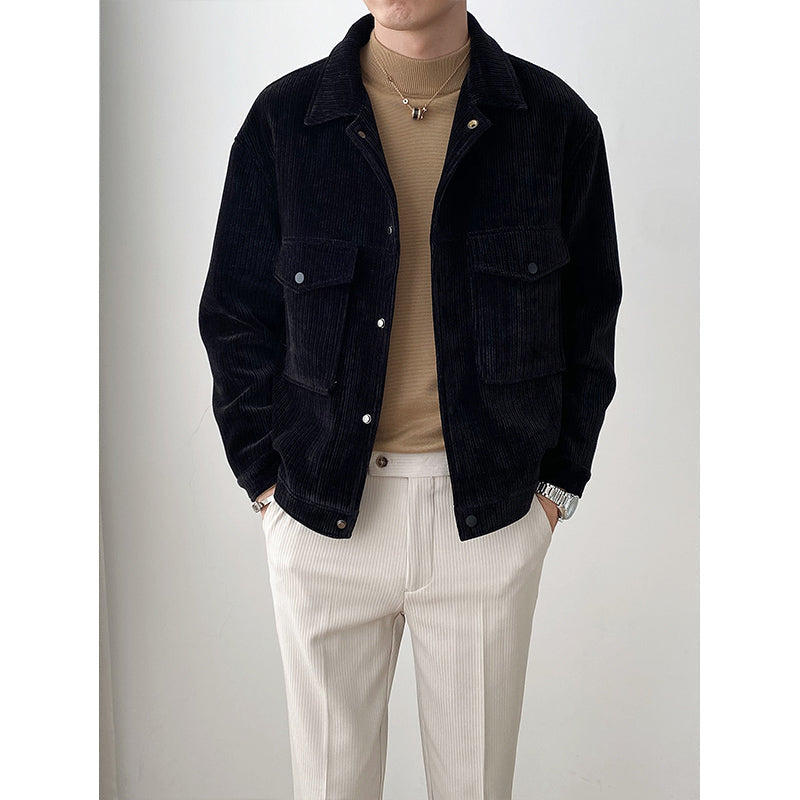 Men's Casual Corduroy Warm Casual Jacket
