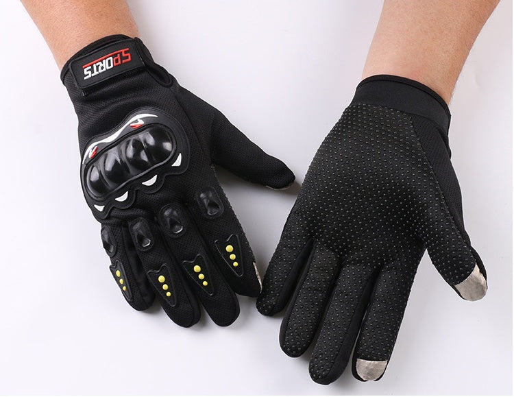 Outdoor motorcycle electric bicycle riding non-slip gloves