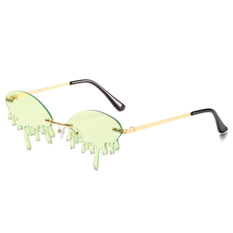 Sunglasses Personality Tear-shaped Visor Glasses
