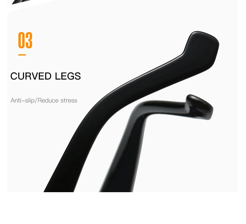 Women's Mirror Concave Shape Personalized Sunglasses