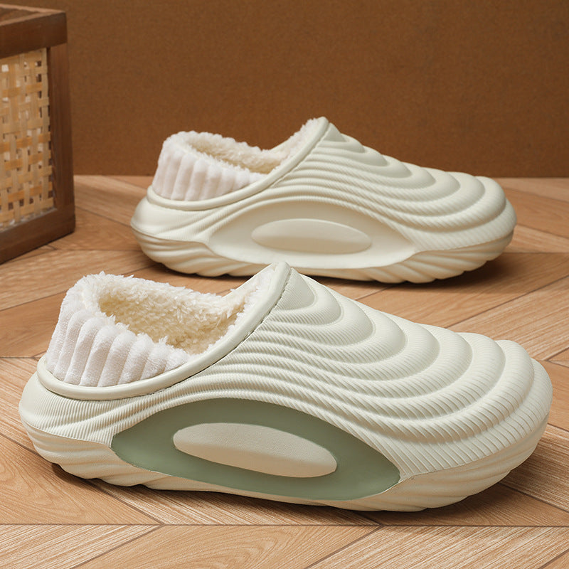 New Waterproof Cotton Slippers For Men Winter Outdoor Wear