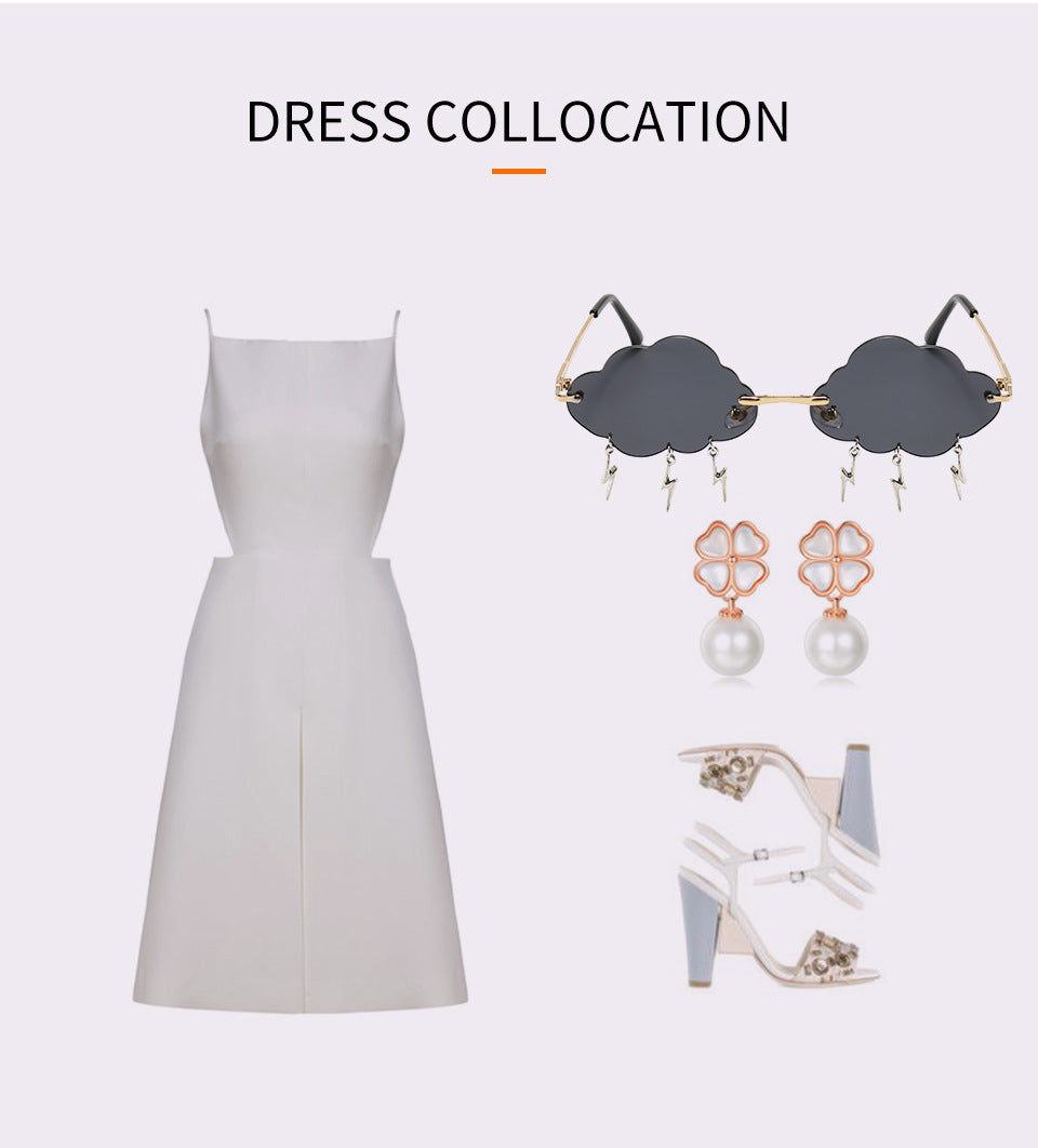 Trend Cloud Chain Eye Protection Sunglasses