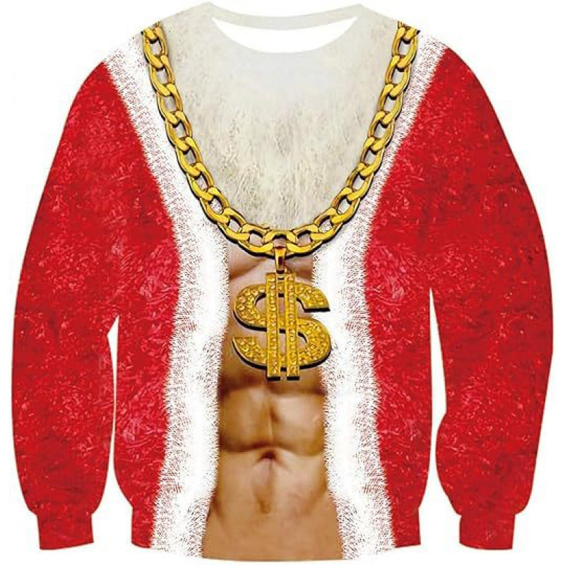 Christmas Tree Style Old Man Dance Dress Up Sweater