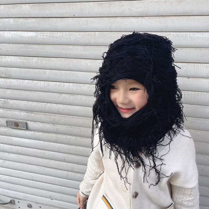 Balaclava Men's And Women's Knitted Camouflage Headgear Wool Hat