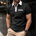 Slim Pocket Short-sleeved Polo Shirt