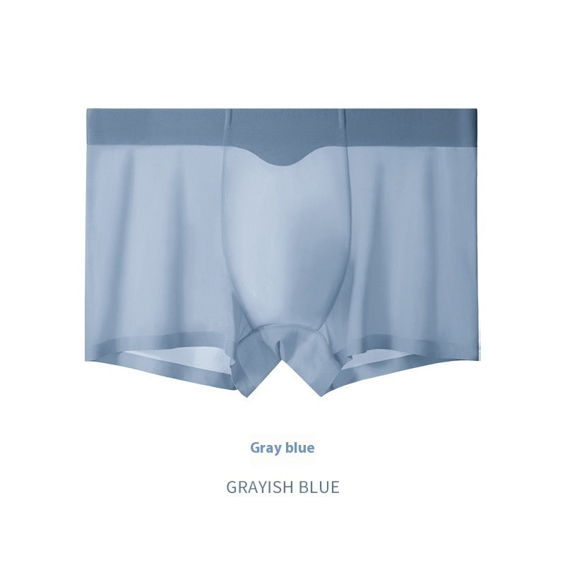 3D Die Ice Silk Men's Underwear Seamless Summer Thin Quick-drying