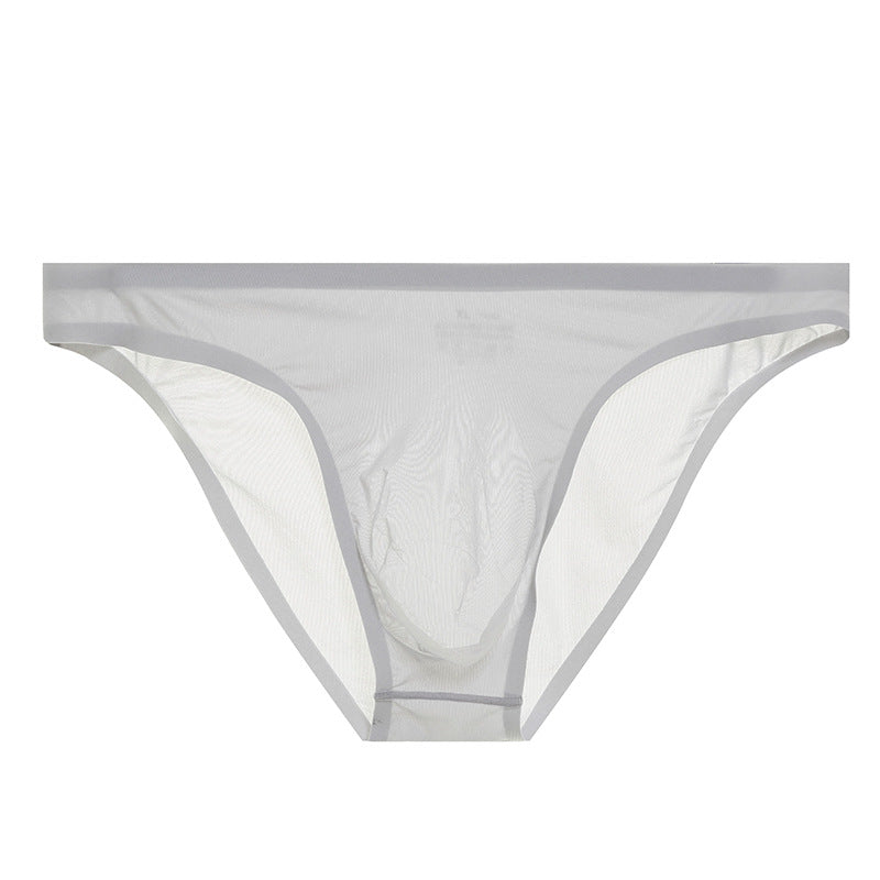 Men's Thin Ice Silk Traceless Ventilation Quick-drying Briefs
