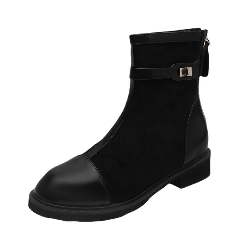 Short Boots Women's Spring And Autumn Single Boots New Year New Wild Early Autumn
