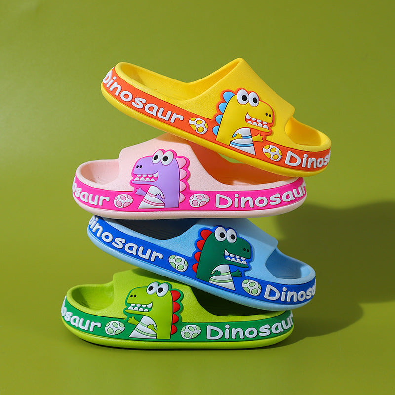 Children's Slippers Children's Shoes Cartoon Dinosaur Slippers