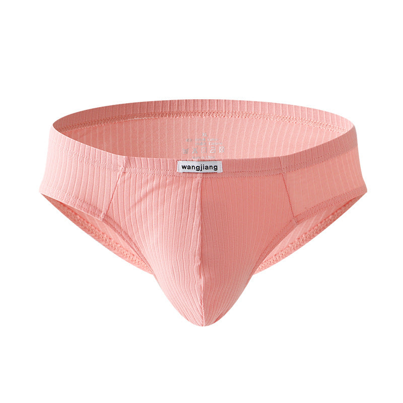 Men's Low Waist Pure Cotton Briefs