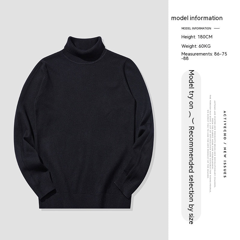 Winter Inner Wear Men's Casual Slim Bottoming Shirt