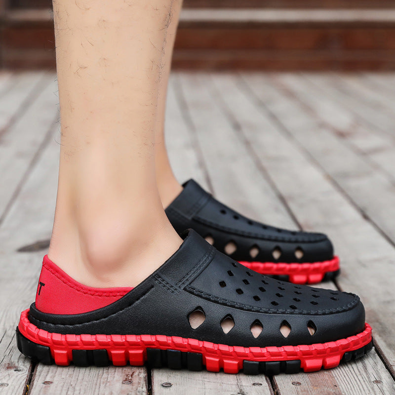 Hollowed-out and breathable sandals