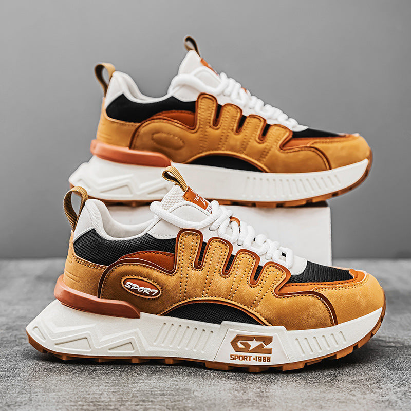 Fashion Personality Mesh Casual Dad Shoes Men