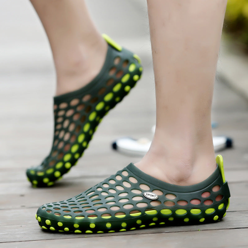 Jelly hole shoes beach leisure wading sandals