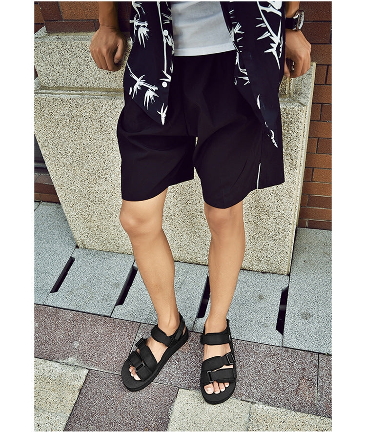 Men's beach shoes antiskid soft soled sandals