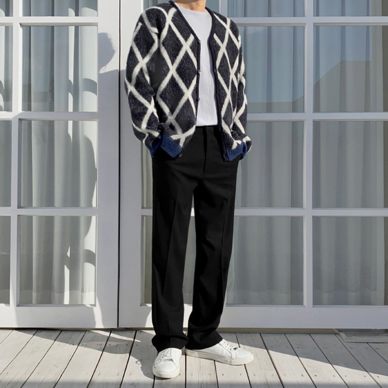 Men's Casual Knitted Cardigan jacket