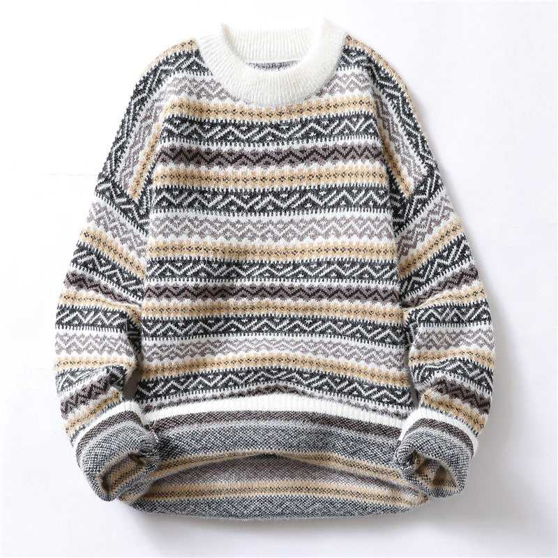 Autumn And Winter Mink Velvet Sweater Men's Knit Sweater