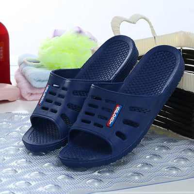 Home slippers, male and female summer Korean version of home bathroom lovers soft antiskid indoor Hotel plastic wholesale