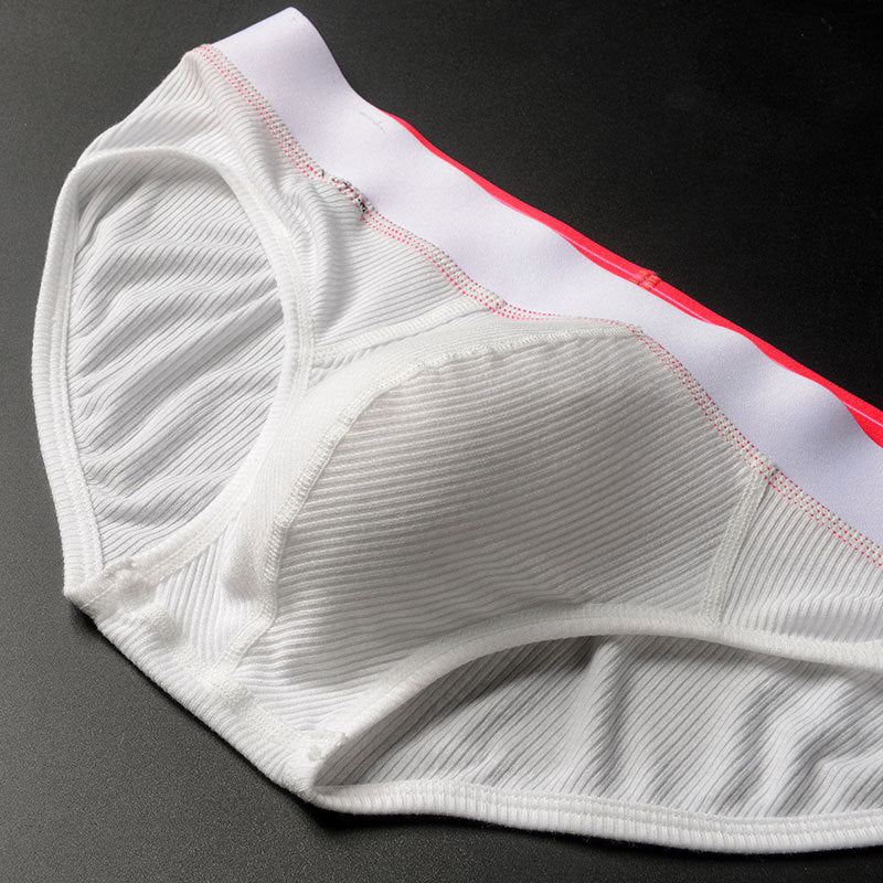 Summer Men's Low Waist Single Layer U Convex Thin Briefs Underwear
