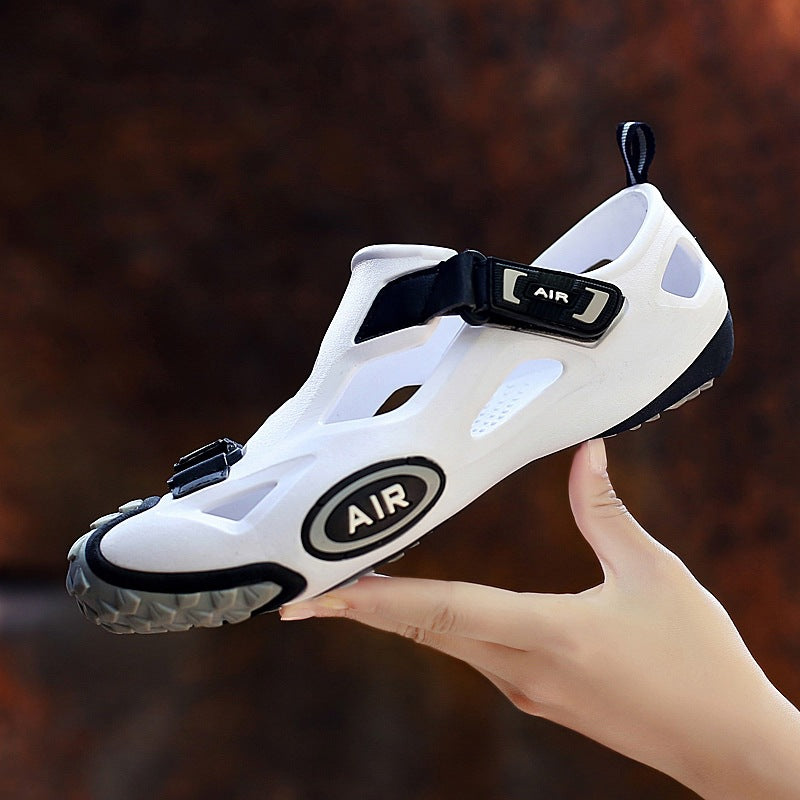 Trendy casual personality hole shoes