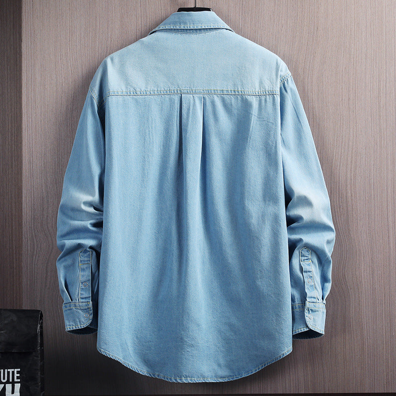 Men's Summer Denim Shirt Jacket