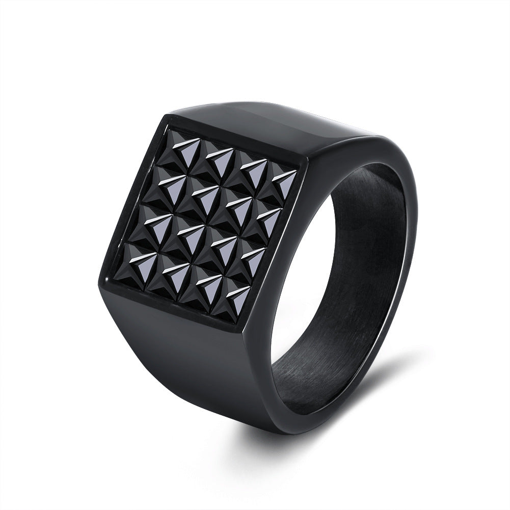 Men's Black Ring