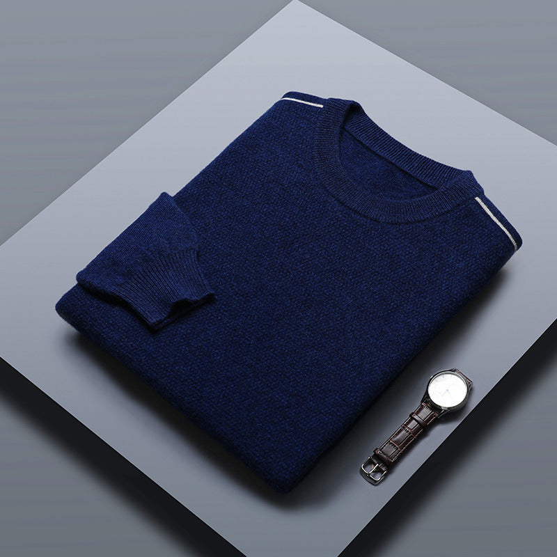 Men's Contrasting Color Fashion Casual Cardigan sweater