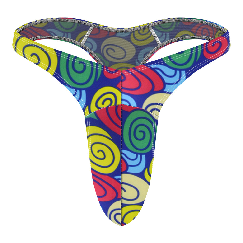 Men's Underwear Flying Bird Big Bag Bag Color Printing T-back