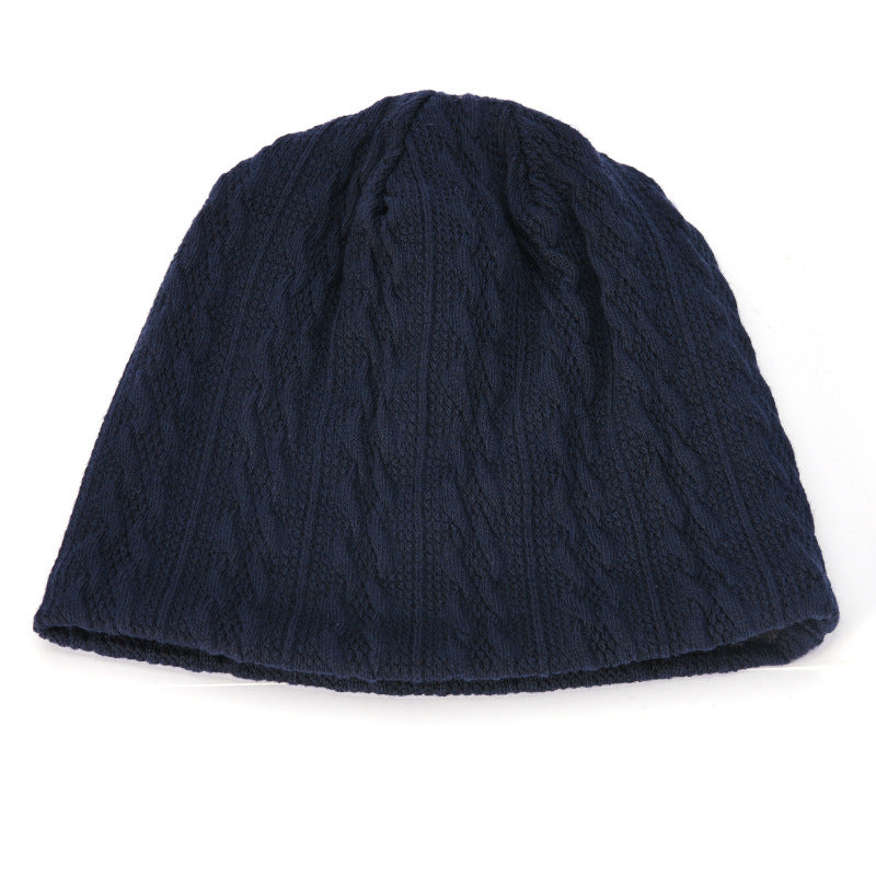 Men's Hat Winter Youth Warm Thickened Knitting Woolen Cap